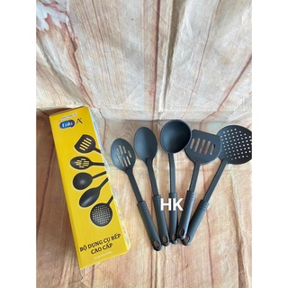 Bộ 5 món dụng cụ bếp bằng nhựa cao cấp hkm ENFA