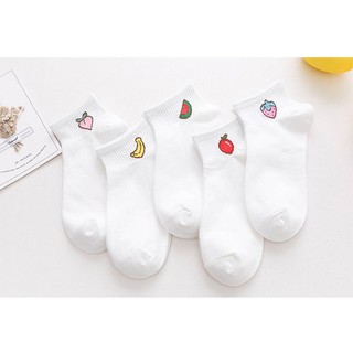 Combo 5 đôi tất hoa quả siêu đáng yêu