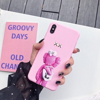 [ iphone 6 đến xs max ] ốp silicon mềm Kaws elmo hoạt hình