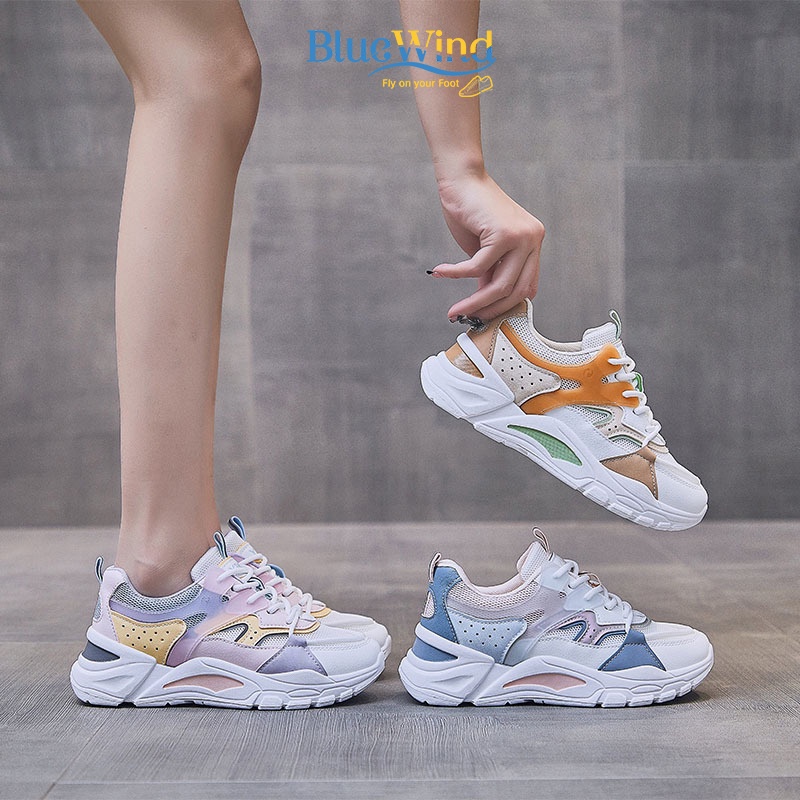 Giày Sneaker Phối Da Cao Cấp BLUEWIND 68796 | BigBuy360 - bigbuy360.vn
