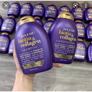 cặp dầu gội xả biotin & collagen tím