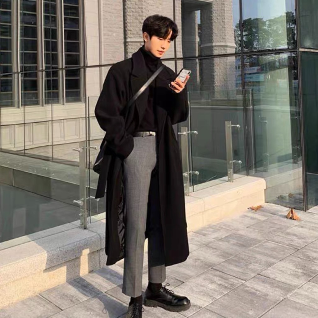ÁO KHOÁC DẠ DAÌ PHONG CACH HÀN QUỐC CỰC XỊN