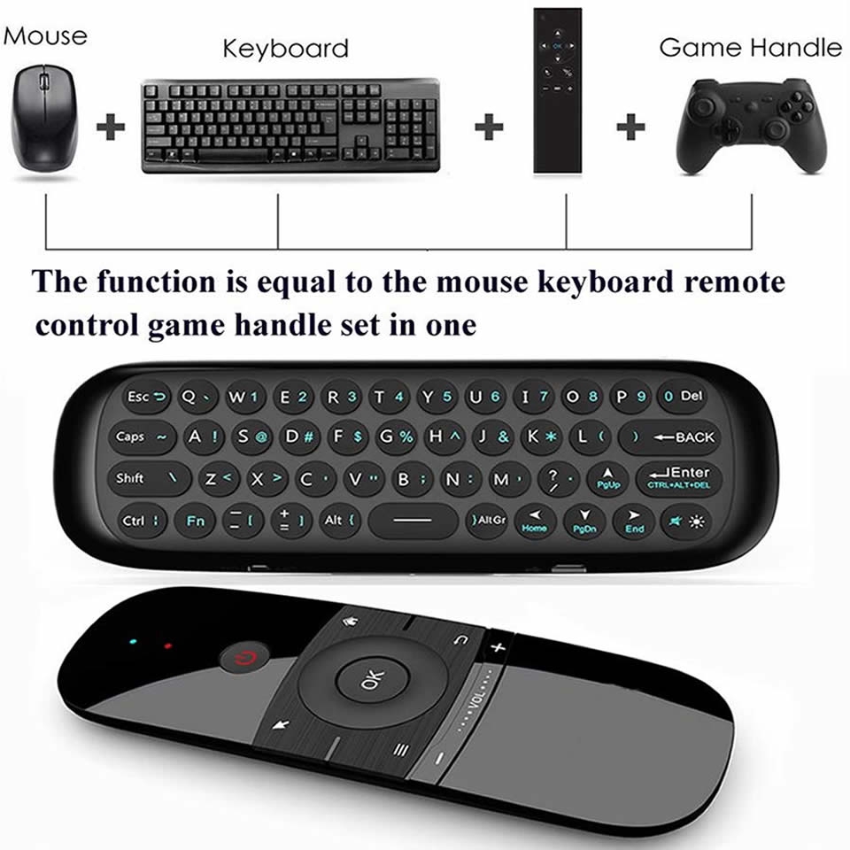 Mini Keyboard W1 2.4g Wireless For Laptop Android Tv Box Pc