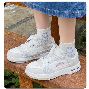 Vớ tất cổ ngắn kem hello mặt trời smile