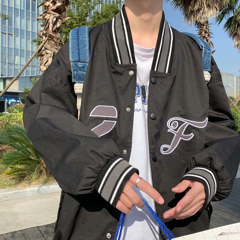 Áo khoác bomber chất dù form rộng L0-92 Gutado thời trang nam nữ unisex phong cách Hàn quốc