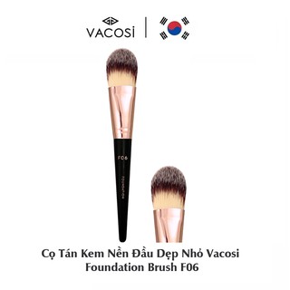 Cọ Tán Kem Nền Đầu Dẹp Nhỏ Vacosi Foundation Brush F06
