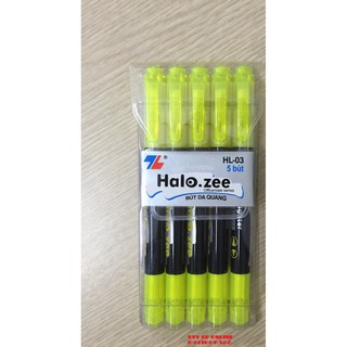 Combo 05 chiếc trộn màu bút dạ quang Thiên Long HL03