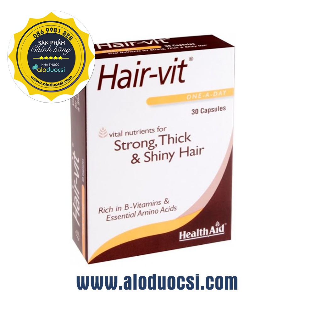 Viên nang Hair-vit Health Aid Hộp 30 Viên – Chính hãng