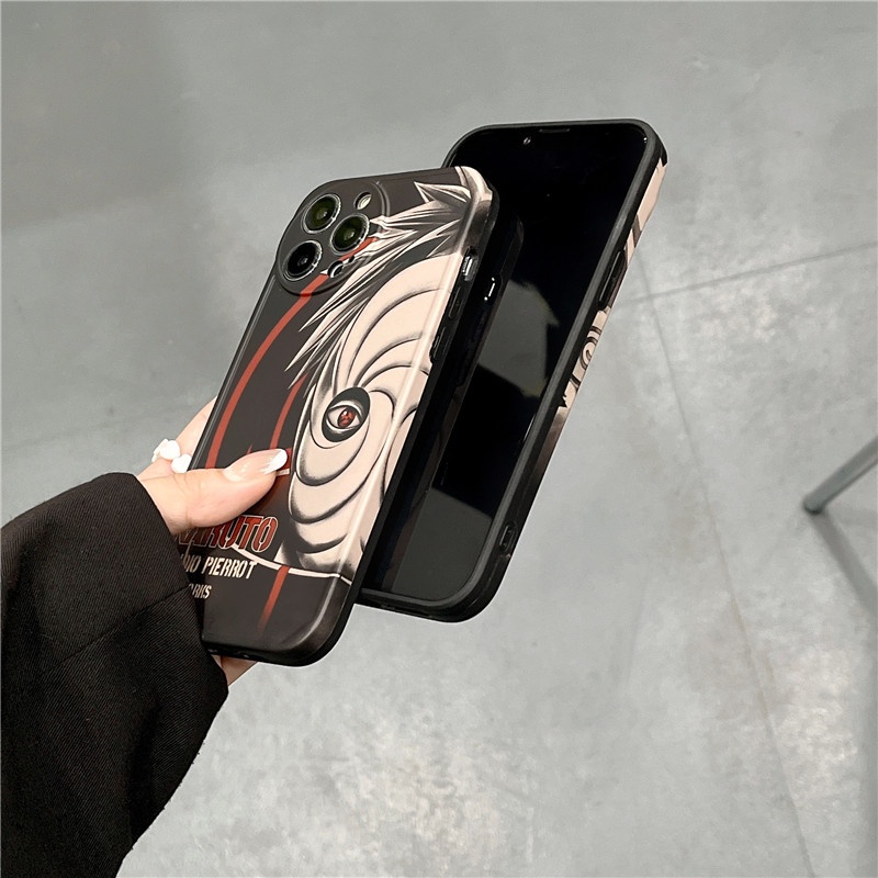 Ốp Điện Thoại Mềm Họa Tiết Hoạt Hình naruto Hatake Kakashi Uchiha Obito IMD Cho IPhone14 Plus Pro Max 13 12 11 MAX X / XS XR XSMAX