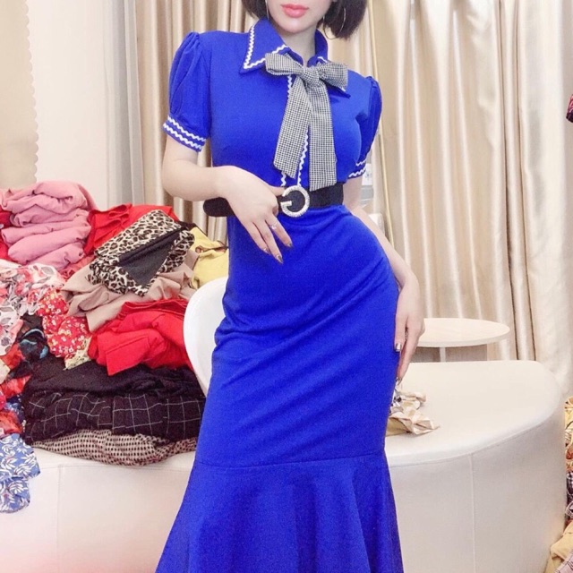 Đầm Thiết Kế Lựa Livetream _ Nông Minh Giang Store 199