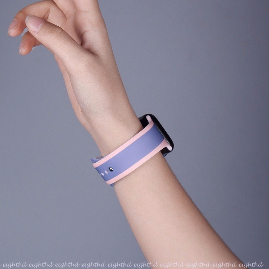 Dây Đeo Silicon Thay Thế Cho Đồng Hồ Thông Minh iWatch Series 7 6 SE 5 4 3 2 1 41mm 45mm 42mm 44mm 40mm 38mm