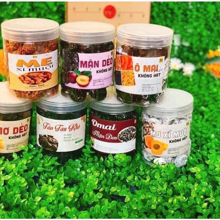 Ô mai mơ mận dẻo không hạt - Siêu Ngon hộp 500g