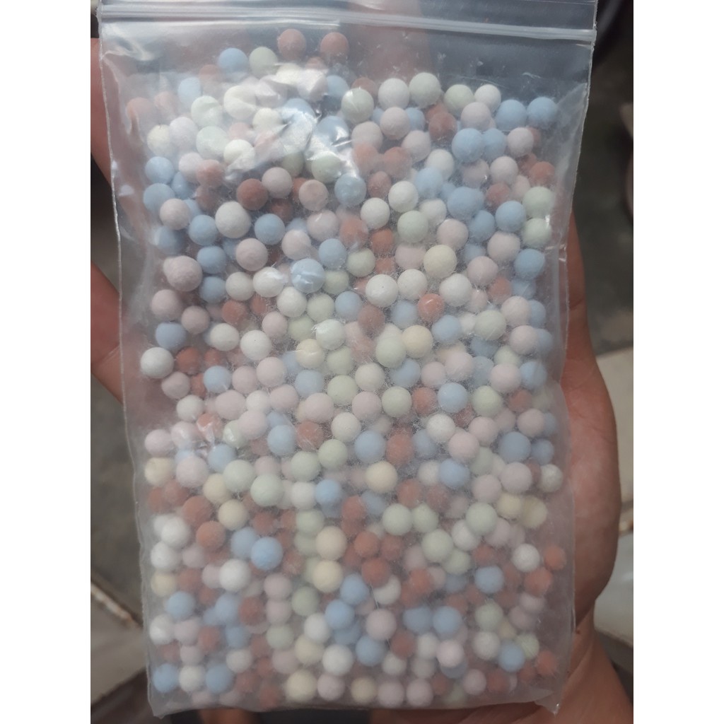 Khoáng viên size 8-10mm đủ màu dành cho tép cảnh, guppy và cá cảnh trong hồ thủy sinh