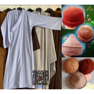 Áo Tràng Silk Phật Tử (vải siêu mát)