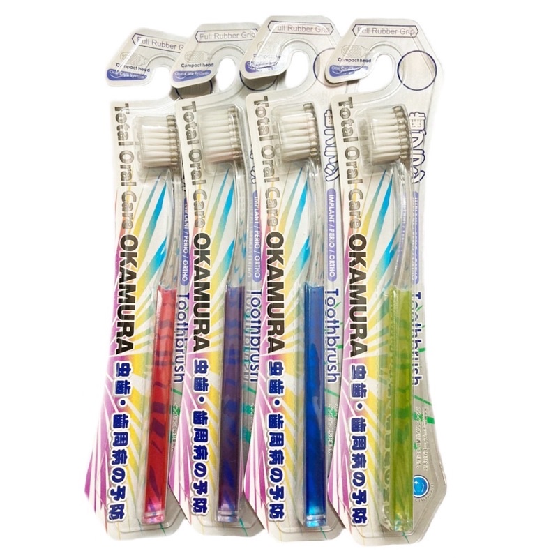 Bàn chải đánh răng siêu sạch mềm cao cấp hàng nội địa Nhật Okamura (Japan) NANO SILVER