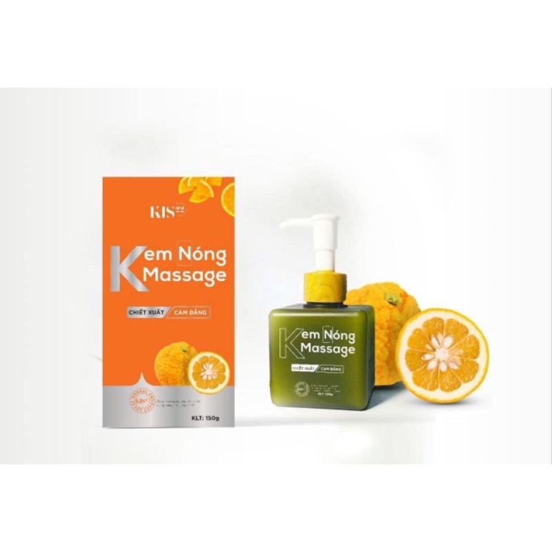 {CHÍNH HÃNG} Kem Nóng Massage Chiết Xuất Cam Đắng(Kis22)