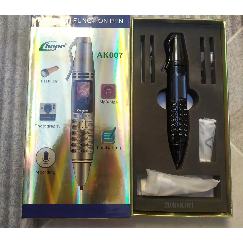 Điện thoại mini siêu nhỏ hình chiếc bút Hope AK007 | BigBuy360 - bigbuy360.vn