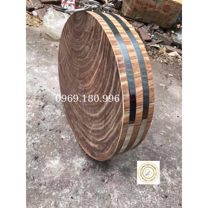 Đai thớt nghiến INOX chất lượng cao cho thớt đủ kích cỡ đường kính từ 35cm đến 50cm