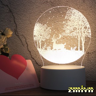 Đèn ngủ led 3D - I Love You