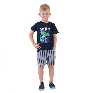 Quần áo bé trai khủng long SKATE từ 18-33 kg - MEEJENA - 100% Cotton - 927