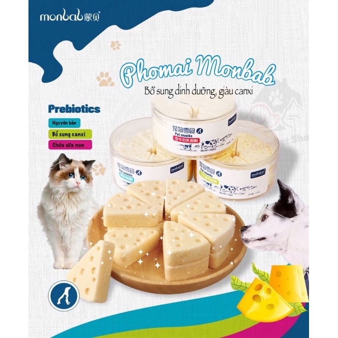 Phomai Monbab cho thú cưng 🧀 ( hộp 16 miếng )