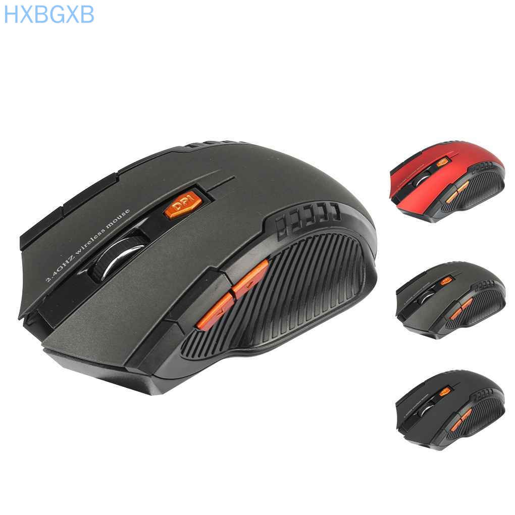 HXBG - 2.4GHz USB Wireless Mouse Gaming Optical Mice Computer Mouse 800-1200-1600DPI for Desktop Laptop PC Pro Gamer