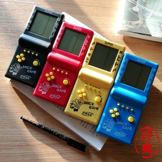 №☌Ưu đãi đặc biệt Máy trò chơi Tetris máy xếp hình khối máy cầm tay cổ điển hoài cổ dành cho trẻ em thời thơ ấu kiểu cũ