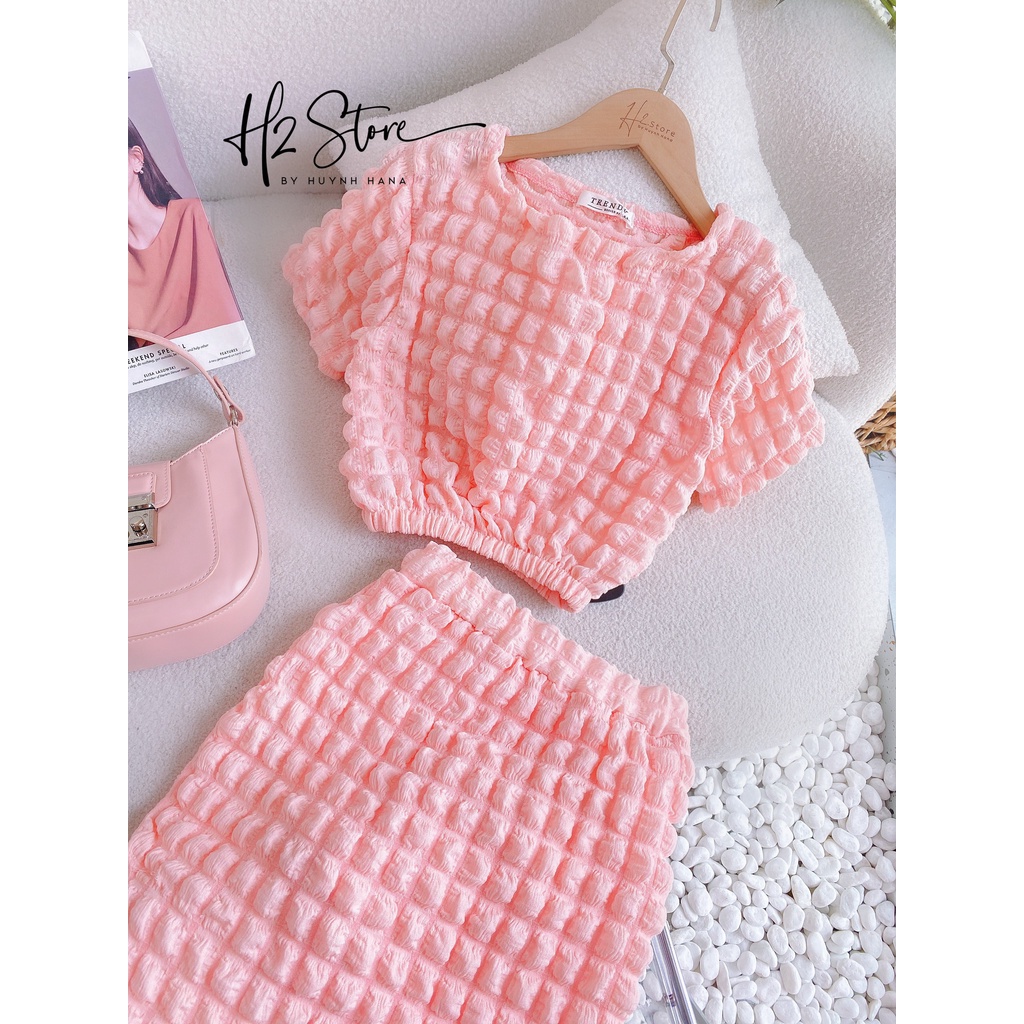 SÉT ÁO TAY NGẮN + CHÂN VÁY - QA01436