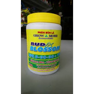 Phân Bón NPK cho Hoa, Cây Kiểng, Phong Lan GrowMore 6-30-30 lọ 100gr.