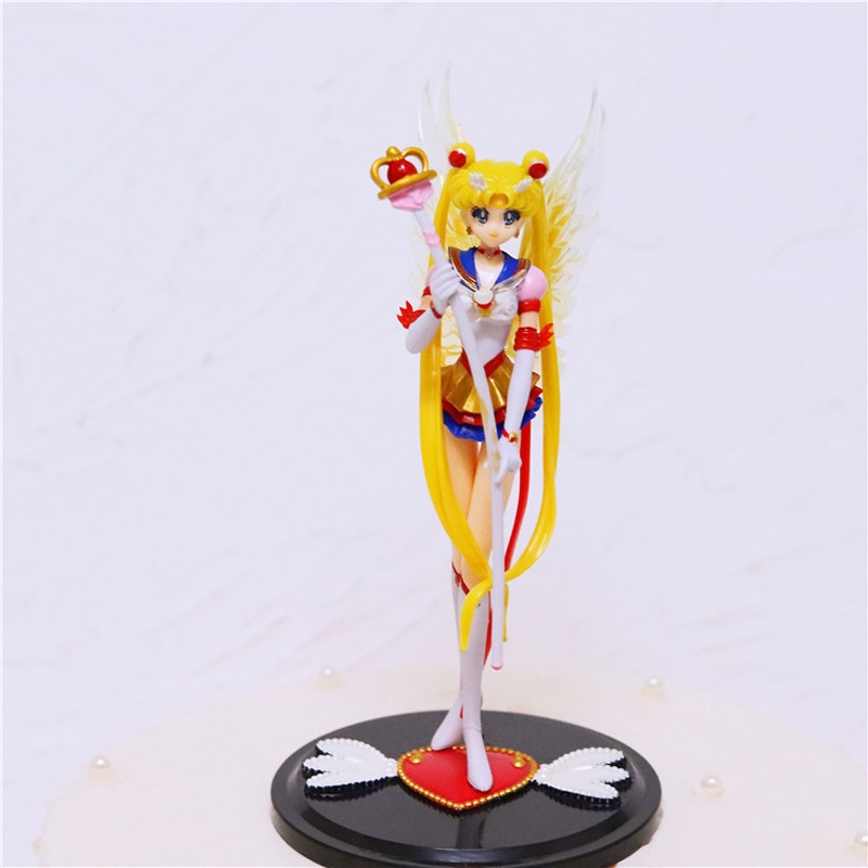 Mô Hình Đồ Chơi Nhân Vật Hoạt Hình Thủy Thủ Mặt Trăng Tsukino Usagi 10cm