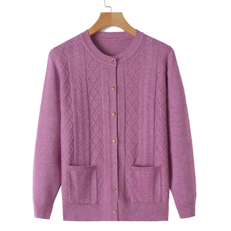 Áo len Cardigan trung niên( Dày vừa freesize 48_60kg) | BigBuy360 - bigbuy360.vn