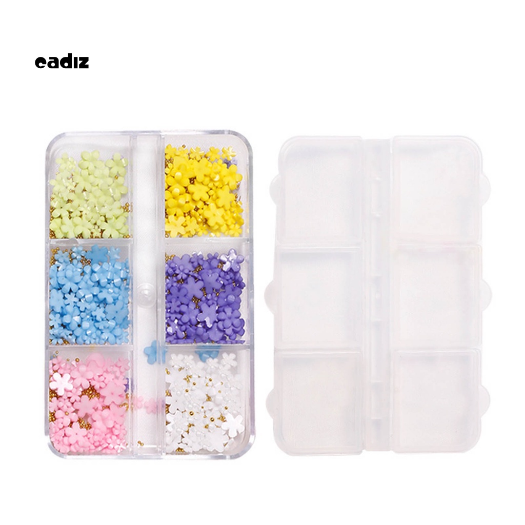 Phụ Kiện Trang Trí Móng Tay Hình Hoa 3D Xinh Xắn