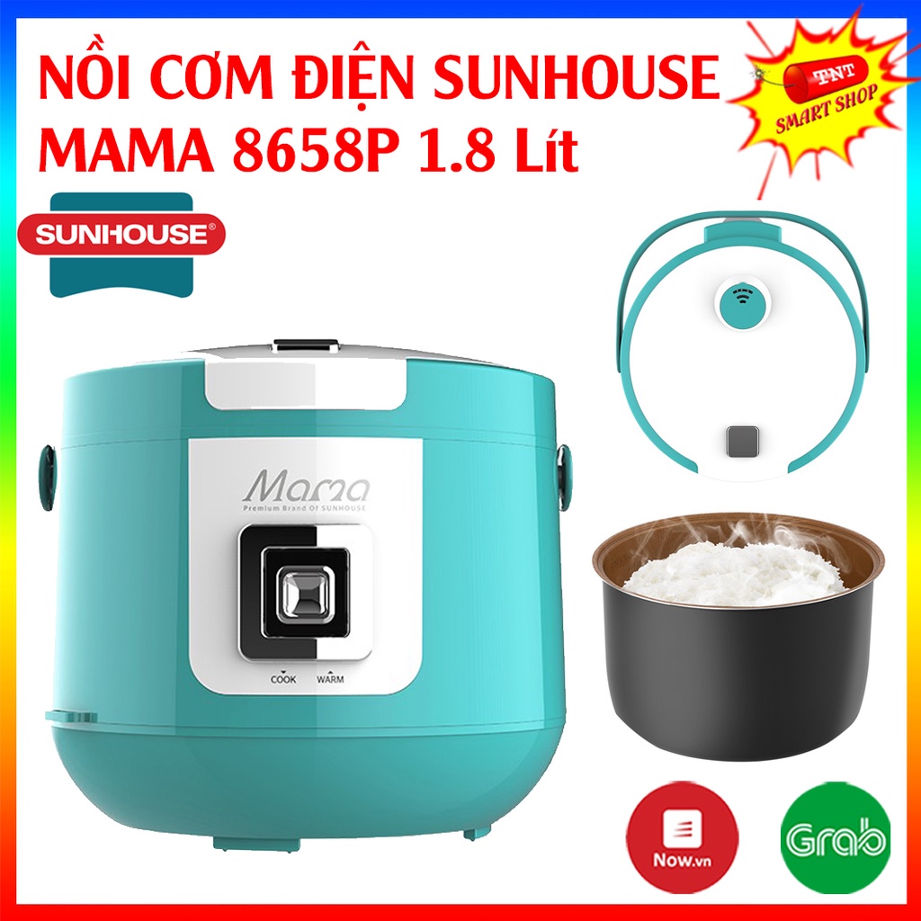 [Chính Hãng] Nồi Cơm Điện SUNHOUSE MAMA 8658P Công Nghệ Nấu 3D Ủ Ấm 3 Chiều Tỏa Nhiệt Đều Nấu Cơm Ngon