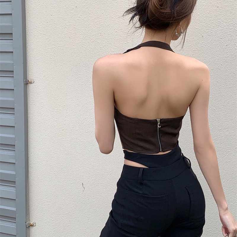 Áo Hai Dây Thiết Kế Độc Đáo Thời Trang Hè Cá Tính Cho Nữ