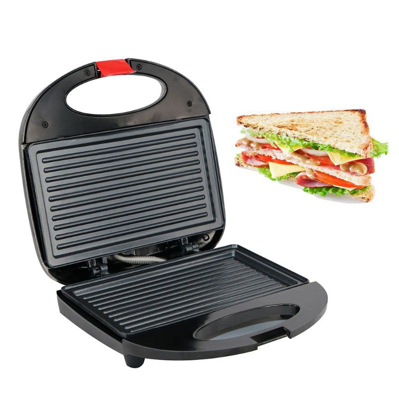 JOY European standard Curved Stripe Omelette Bread Waffle Sandwich Maker Grill Non-stick