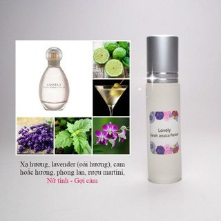 Tinh dầu nước hoa pháp thanh lịch dạng lăn
