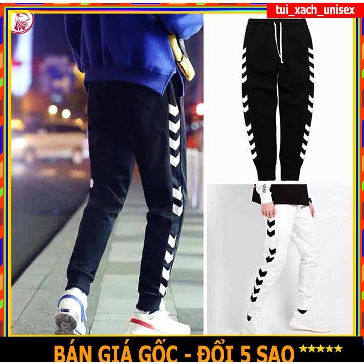 ❤️ MẪU MỚI - GIÁ SỈ ❤️ Quần thể thao nỉ line mũi tên ảnh chụp thật, QUẦN JOGGER DÀI NAM NỮ PHỐI VIỀN