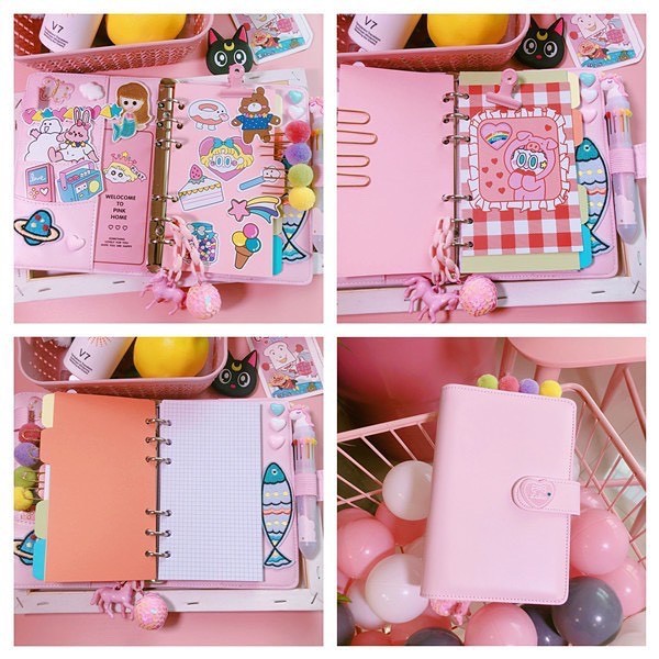 Set 12 Món Sổ Kế Hoạch Kèm Phụ Kiện Planner Candy - Tiệm Ngựa Gỗ