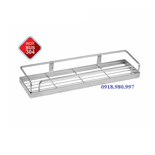 Kệ inox 304, kệ phòng tắm, kệ gia vị inox 1 tầng GV12