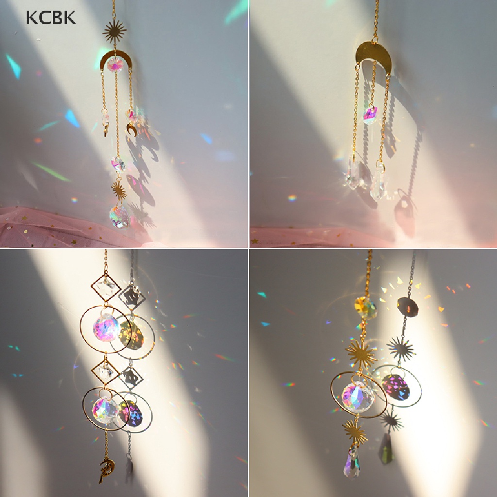 KC Crystal Wind Pendant Handmade Sun Catcher Light Catcher Handmade DIY Decor BK