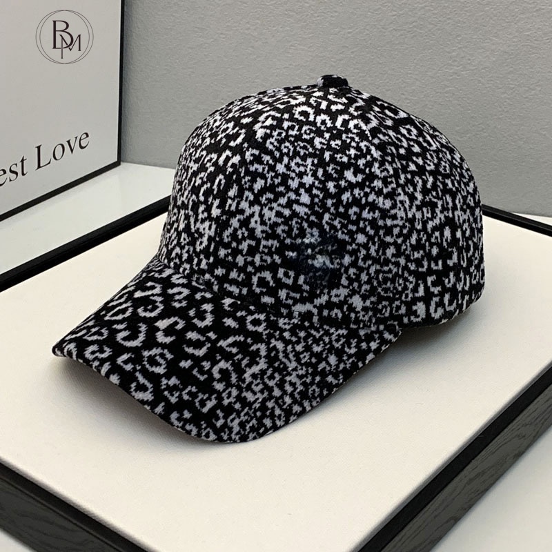 Nón lưỡi trai BANMA họa tiết da báo cá tính thời trang hàn quốc