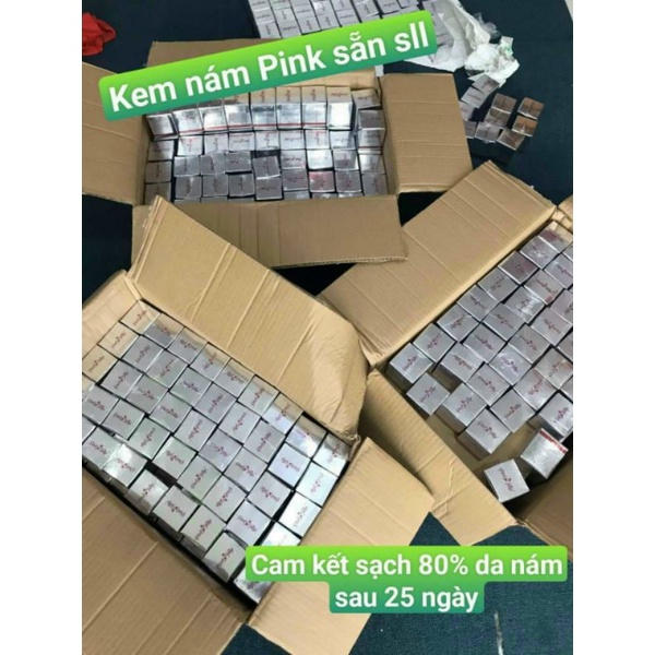 Bộ Sản Phẩm Kem Mờ Nám Da Pink Tulip, Cam Kết Sạch 80% Sau 2 Tháng