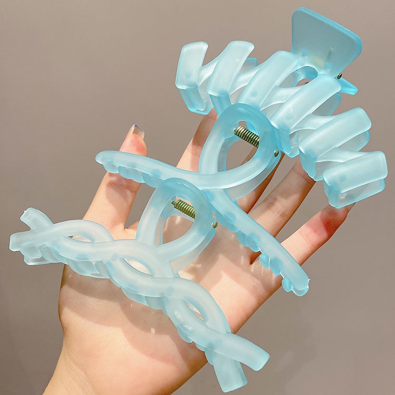 Kẹp Tóc Càng Cua Lớn Màu Kẹo Thời Trang Hàn Quốc Cho Nữ
