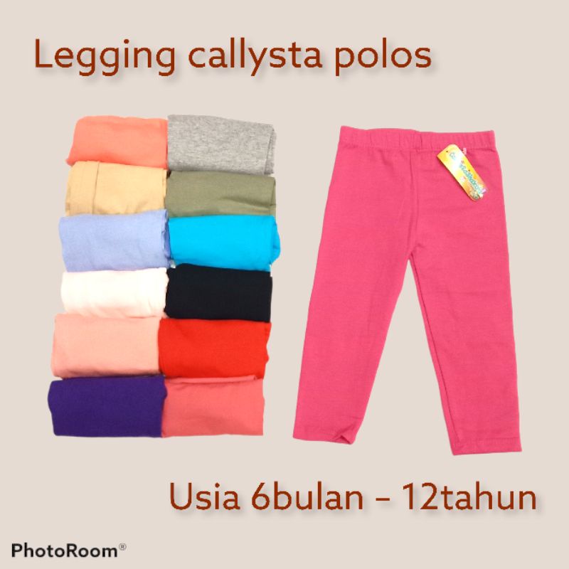 Xà Cạp Trẻ Em | Xà Cạp Trẻ Em | Quần Legging Màu Trơn Xinh Xắn Cho Bé 4-5 Tuổi