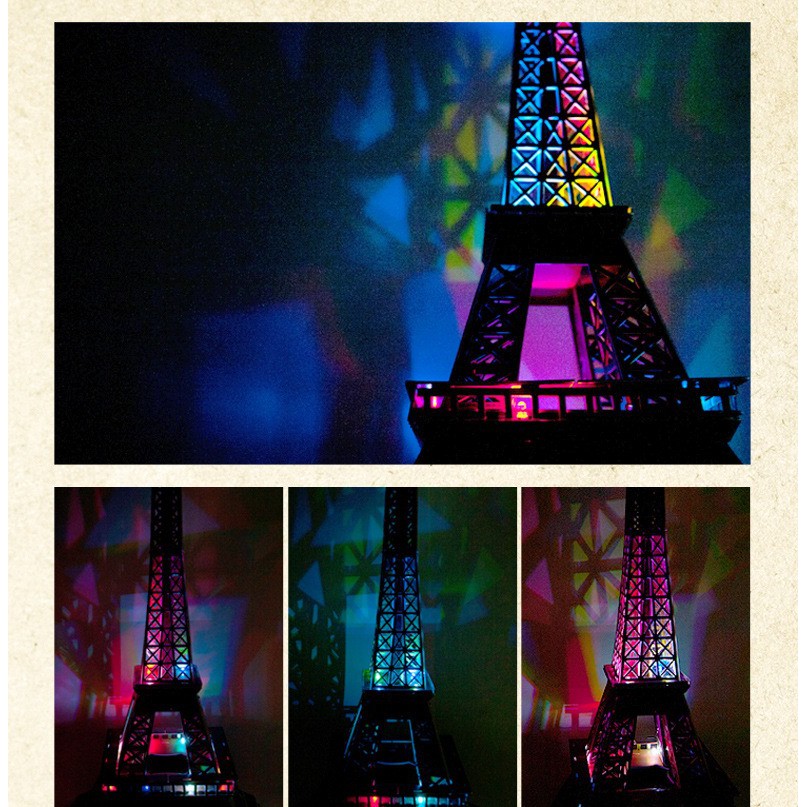 Mô hình giấy 3D CubicFun - Led tháp Eiffel - (L091h) - Kiến trúc có đèn led