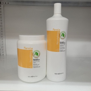 Dầu gội và dầu hấp Fanola Nutricare Chăm Sóc Tóc Khô Hư Tổn 1000ML - 1500ml