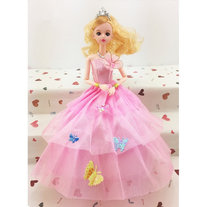 Đầm dự tiệc thời trang cho búp bê Barbie