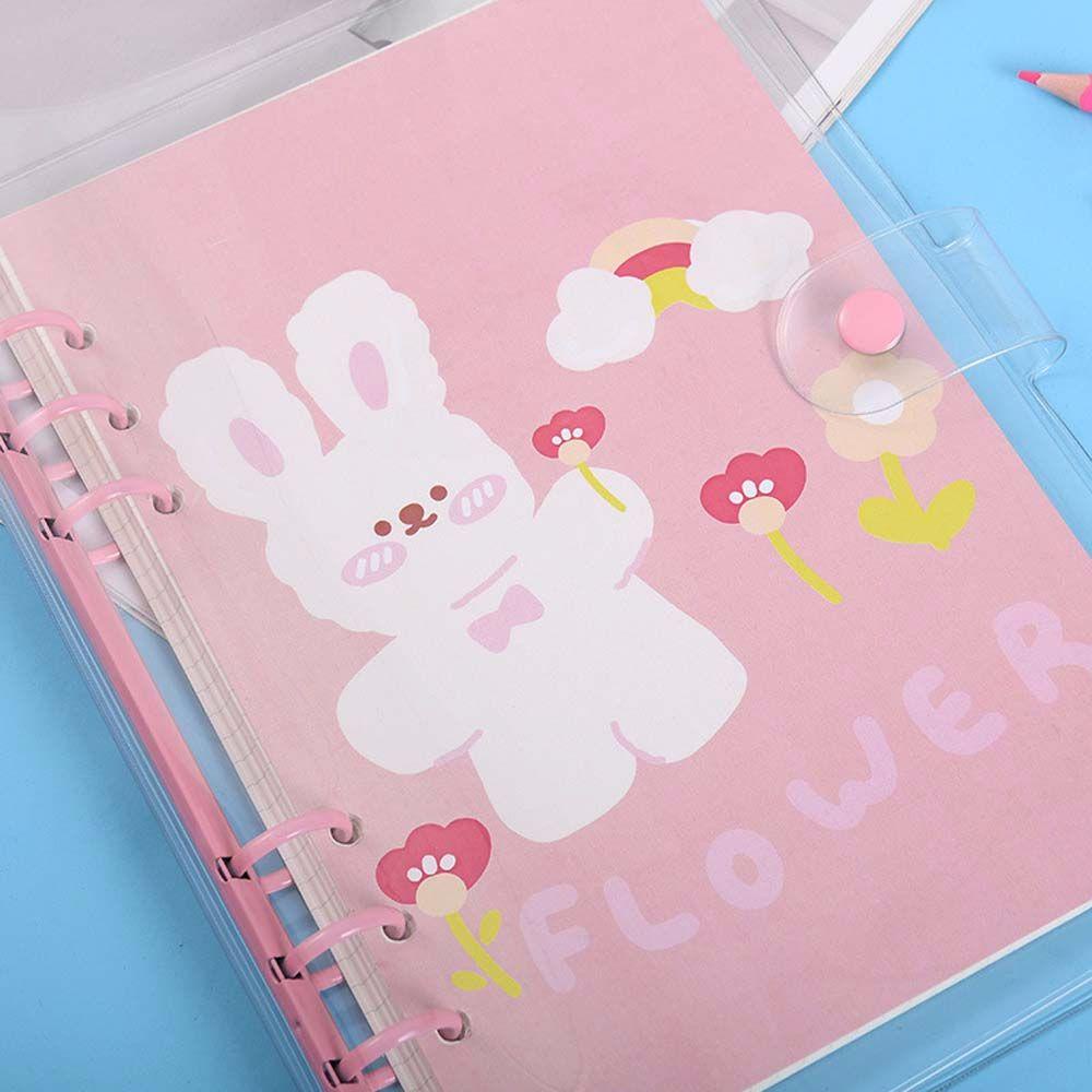 PEWANY Vỏ Bọc Sổ Tay Trong Suốt Họa Tiết Hoa Cúc Xinh Xắn