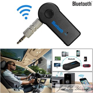 Thiết bị nhận tín hiệu âm thanh không dây kết nối bluetooth 3.5mm trong xe hơi