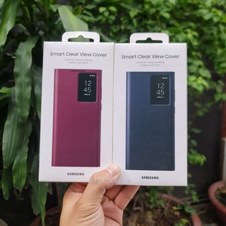 Bao da samsung galaxy s22 / s22 plus / s22 ultra smart clear view cover - hàng chính hãng